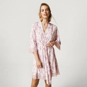 Posh Peanut Jolene Women's Lace Robe NWT